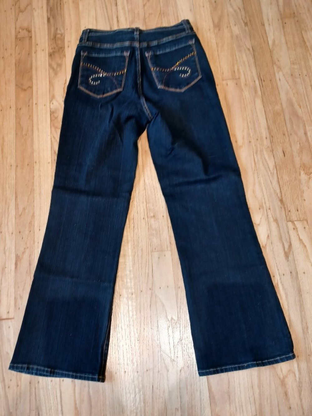 NYDJ NWOT Modern Bootcut Jeans 10 P Lift Tuck Dark Blue Denim Stretch High Rise